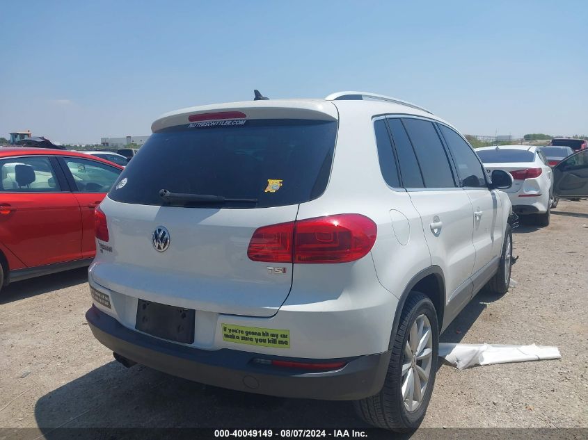 2017 VOLKSWAGEN TIGUAN WOLFSBURG - WVGRV7AX4HK006120