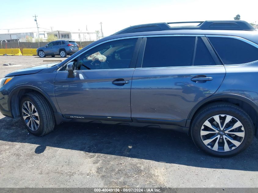 2015 Subaru Outback 2.5I Limited VIN: 4S4BSBLC2F3344145 Lot: 40049156