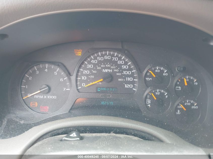 2004 Chevrolet Trailblazer Lt VIN: 1GNDT13S742127616 Lot: 40049245