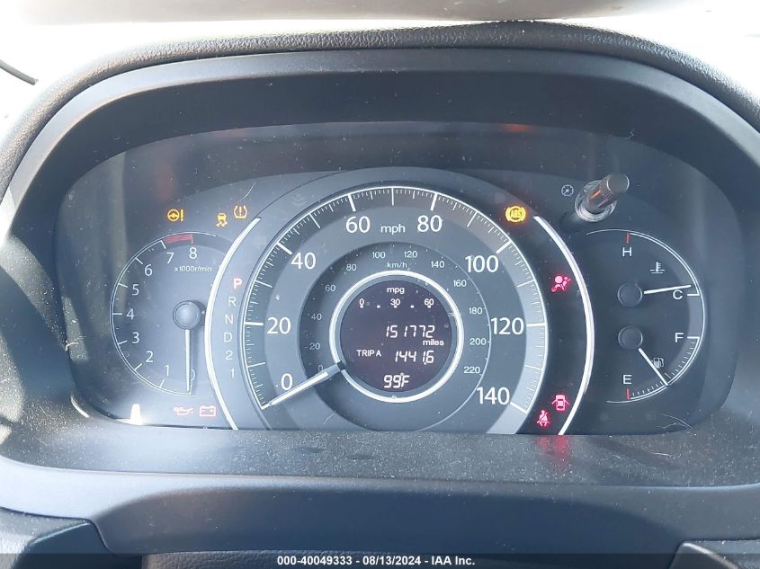 2013 Honda Cr-V Ex VIN: 2HKRM3H55DH517199 Lot: 40049333