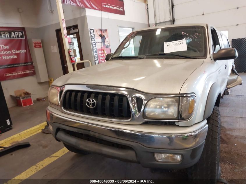 2001 Toyota Tacoma VIN: 5TEWM72N41Z829994 Lot: 40049339