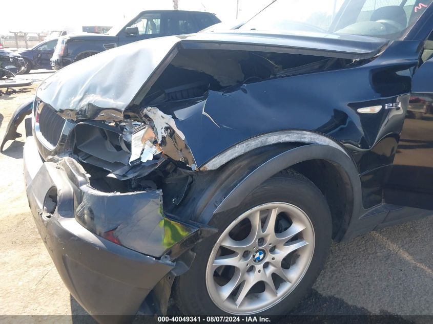 2004 BMW X3 2.5I VIN: WBXPA73494WB22044 Lot: 40049341