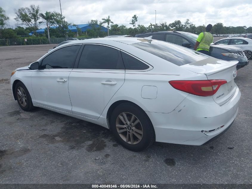 2015 HYUNDAI SONATA SE - 5NPE24AF1FH228997