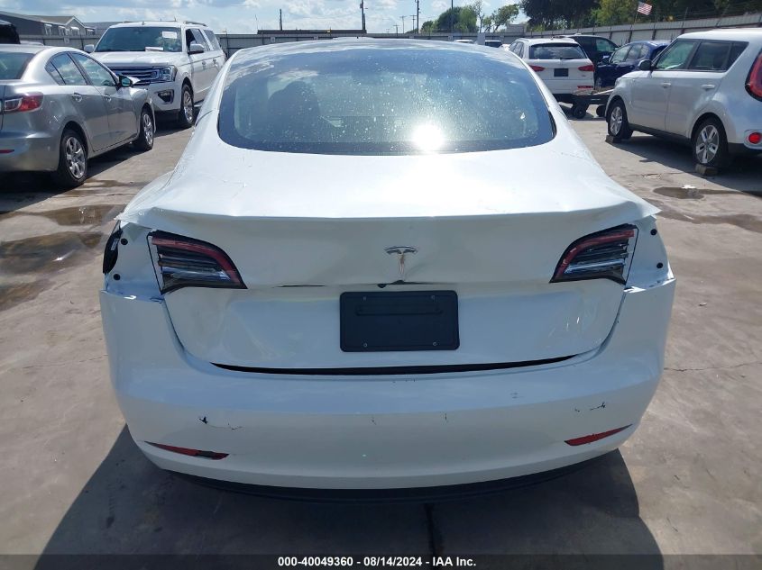 2023 Tesla Model 3 Rear-Wheel Drive VIN: 5YJ3E1EA0PF512990 Lot: 40049360