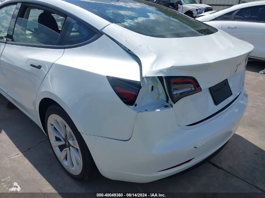 2023 Tesla Model 3 Rear-Wheel Drive VIN: 5YJ3E1EA0PF512990 Lot: 40049360