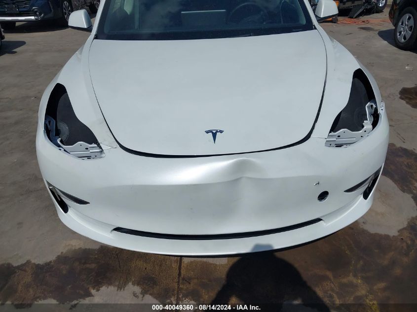 2023 Tesla Model 3 Rear-Wheel Drive VIN: 5YJ3E1EA0PF512990 Lot: 40049360