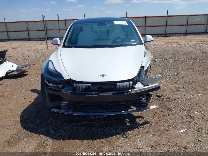 2021 Tesla Model 3 Standard Range Plus Rear-Wheel Drive VIN: 5YJ3E1EA2MF093875 Lot: 40049396