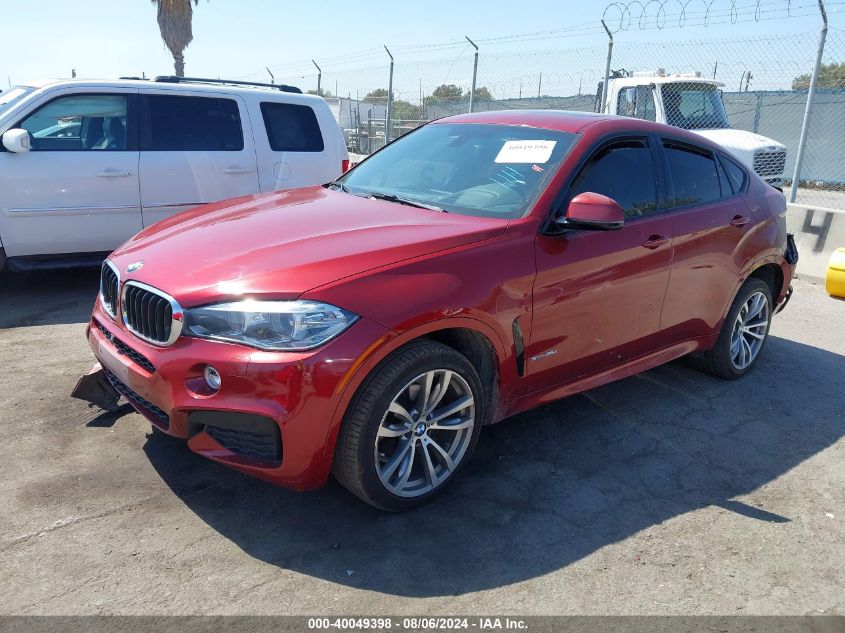 VIN 5UXKU0C30H0G69210 2017 BMW X6, Sdrive35I no.2