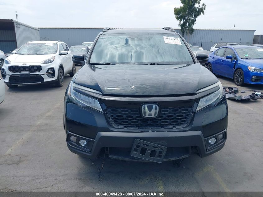 5FNYF8H9XKB002264 2019 Honda Passport Touring