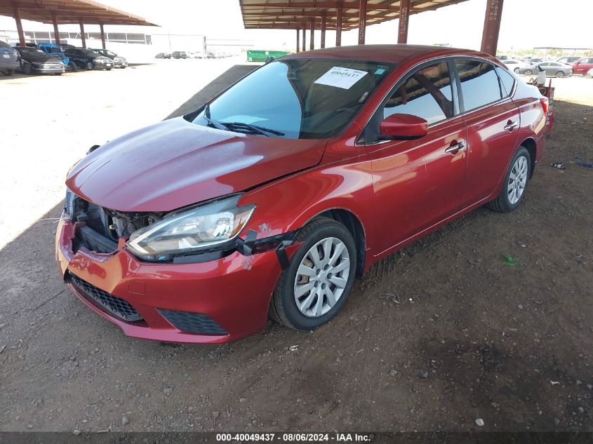 2016 Nissan Sentra Sv VIN: 3N1AB7AP7GY322379 Lot: 40049437