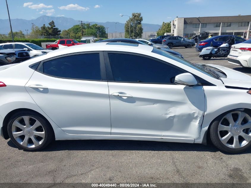 2013 Hyundai Elantra Limited VIN: 5NPDH4AE9DH170667 Lot: 40049440