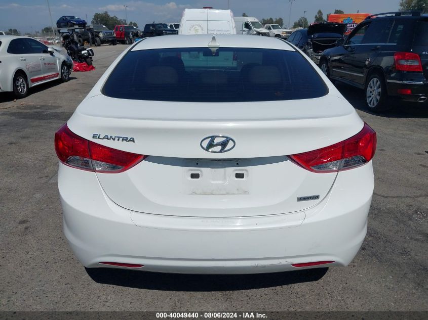 2013 Hyundai Elantra Limited VIN: 5NPDH4AE9DH170667 Lot: 40049440