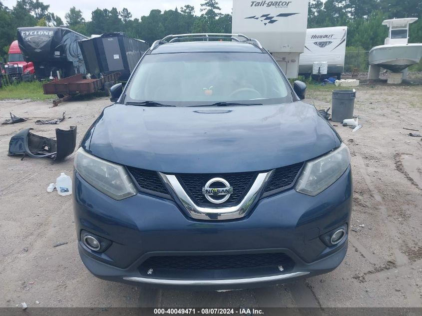 2015 Nissan Rogue Sv VIN: 5N1AT2MT9FC763780 Lot: 40049471