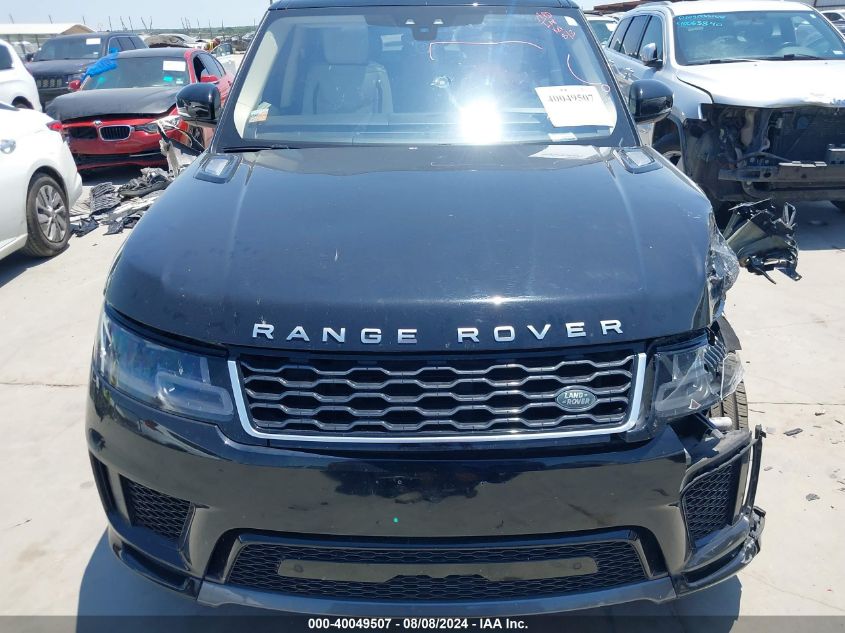 2019 Land Rover Range Rover Sport Hse VIN: SALWR2RU4KA861141 Lot: 40049507