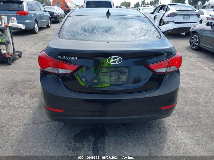 2014 Hyundai Elantra Se VIN: KMHDH4AE5EU084162 Lot: 40049528