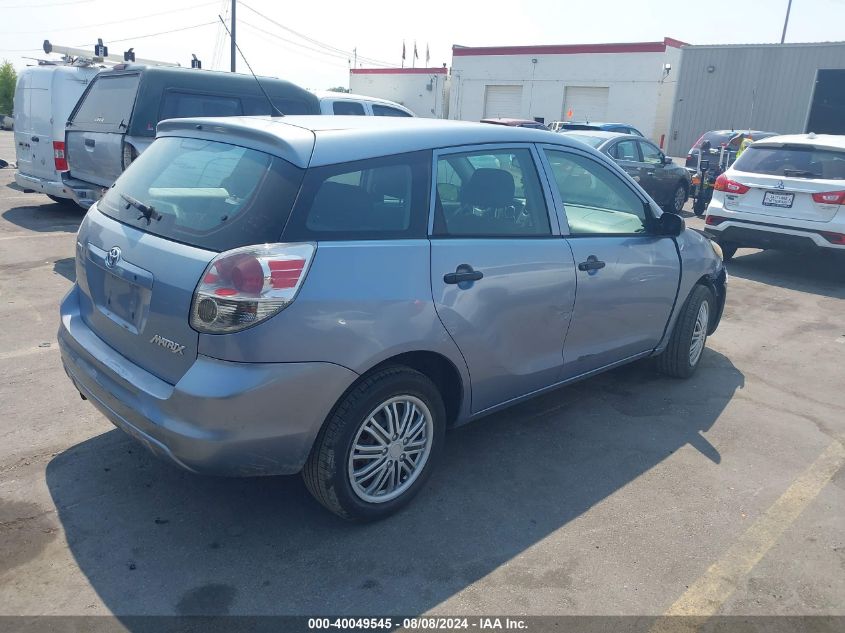 2005 Toyota Matrix Xr VIN: 2T1KR32E950384240 Lot: 40049545