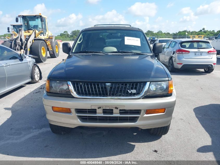 1998 Mitsubishi Montero Sport Ls VIN: JA4MT31P1WP027501 Lot: 40049548