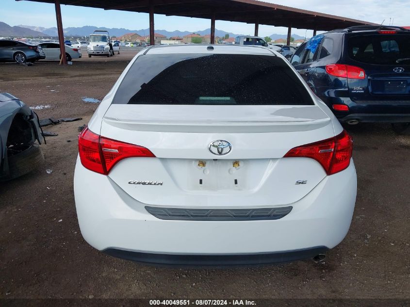 2017 Toyota Corolla Se VIN: 2T1BURHE9HC940896 Lot: 40049551