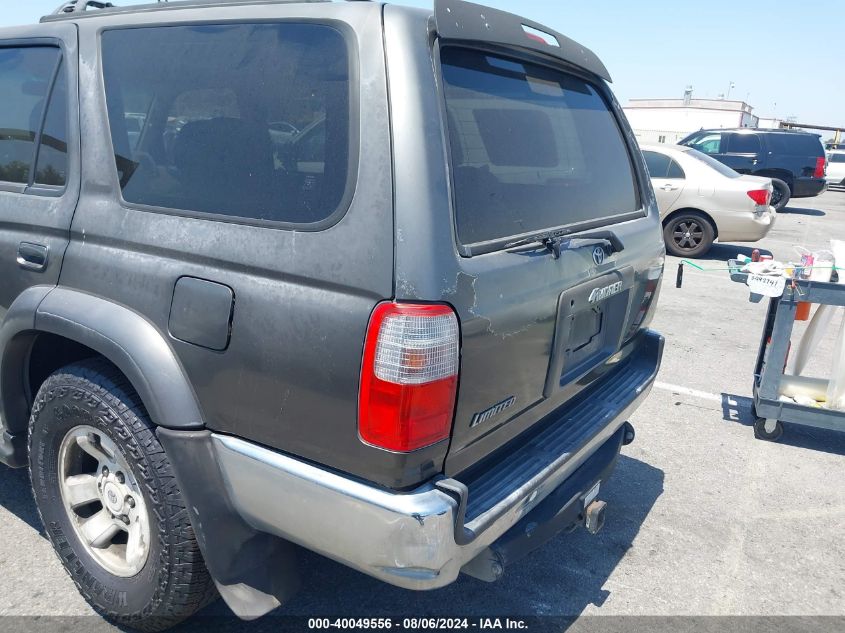 1998 Toyota 4Runner Sr5 V6 Limited VIN: JT3GN87R7W0058820 Lot: 40049556