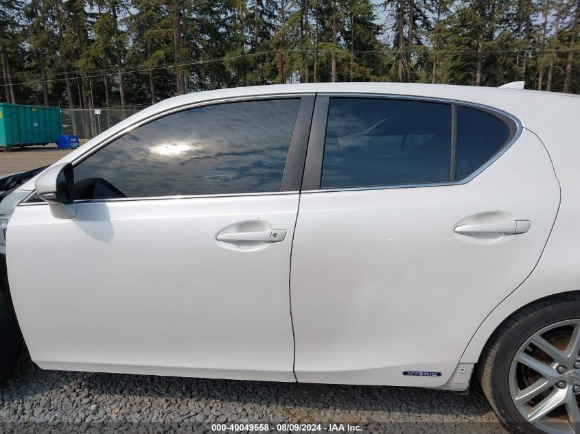 2016 Lexus Ct 200H VIN: JTHKD5BH0G2256553 Lot: 40049558