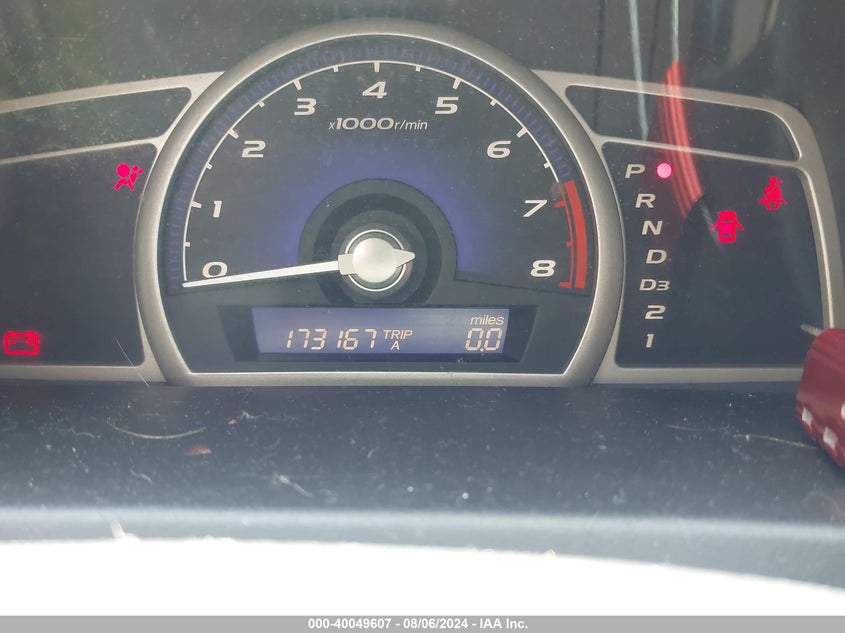 2008 Honda Civic Ex VIN: 1HGFA16808L080633 Lot: 40049607