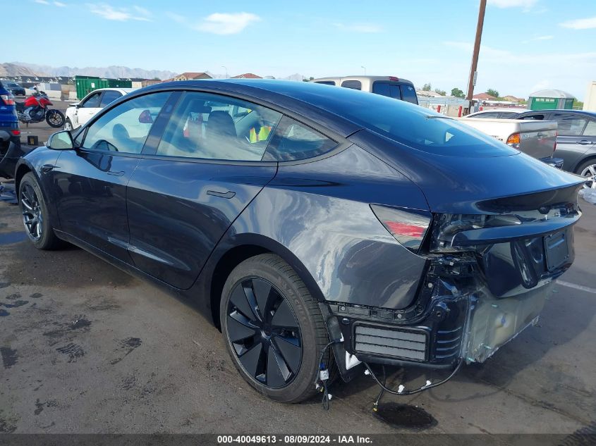 VIN 5YJ3E1EA1RF765187 2024 Tesla Model 3, Rear-Whee... no.3