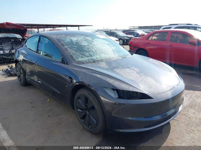 VIN 5YJ3E1EA1RF765187 2024 Tesla Model 3, Rear-Whee... no.1