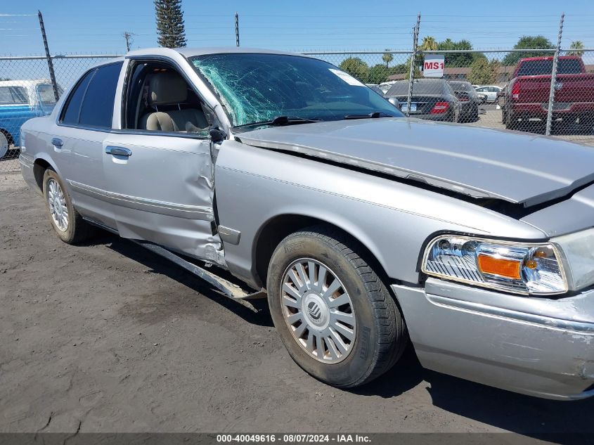 2007 Mercury Grand Marquis Ls VIN: 2MEFM75V97X626250 Lot: 40049616