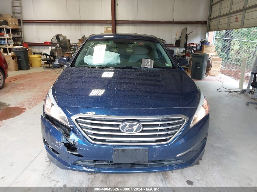 2016 Hyundai Sonata Se VIN: 5NPE24AF0GH337422 Lot: 40049626