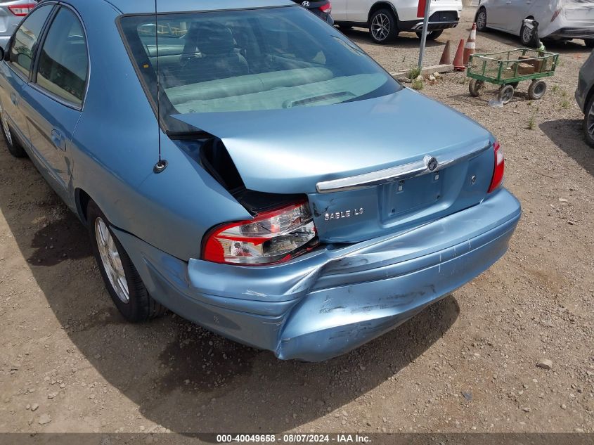 2005 Mercury Sable Ls VIN: 1MEFM55S65A608532 Lot: 40049658