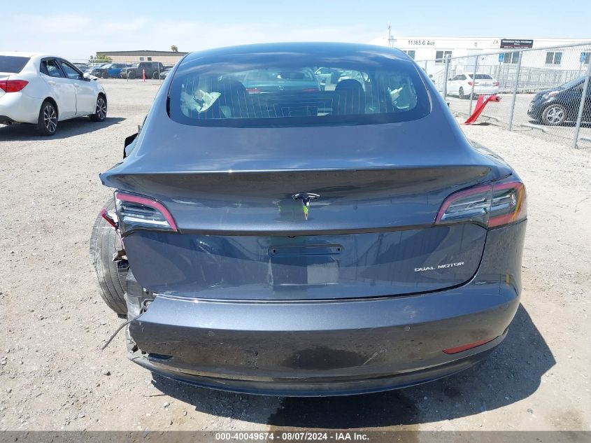 2019 Tesla Model 3 VIN: 5YJ3E1EB8KF149291 Lot: 40049674