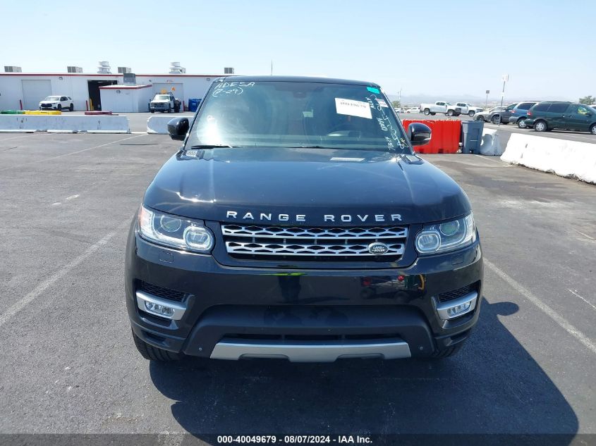 2014 Land Rover Range Rover Sport 3.0L V6 Supercharged Hse VIN: SALWR2WFXEA394348 Lot: 40049679