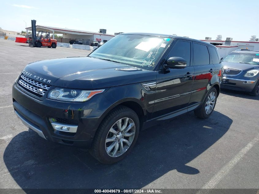 2014 Land Rover Range Rover Sport 3.0L V6 Supercharged Hse VIN: SALWR2WFXEA394348 Lot: 40049679
