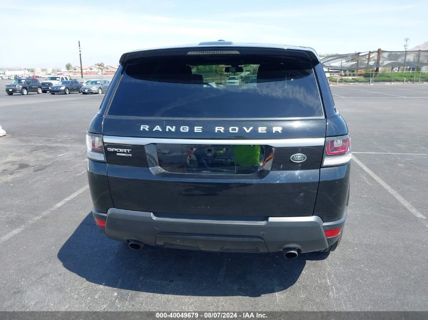 2014 Land Rover Range Rover Sport 3.0L V6 Supercharged Hse VIN: SALWR2WFXEA394348 Lot: 40049679