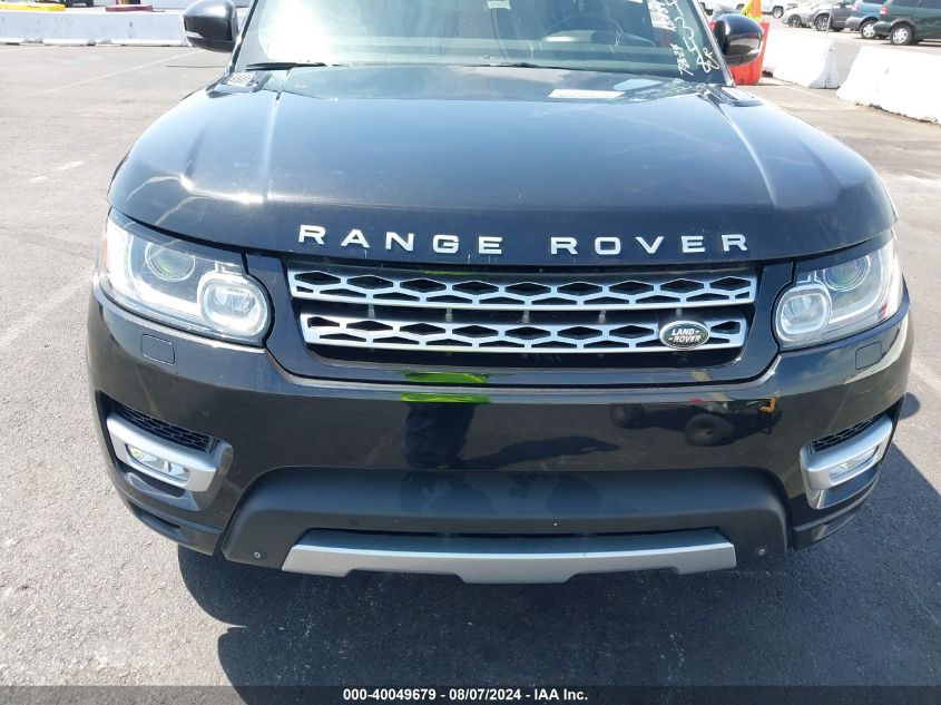 2014 Land Rover Range Rover Sport 3.0L V6 Supercharged Hse VIN: SALWR2WFXEA394348 Lot: 40049679