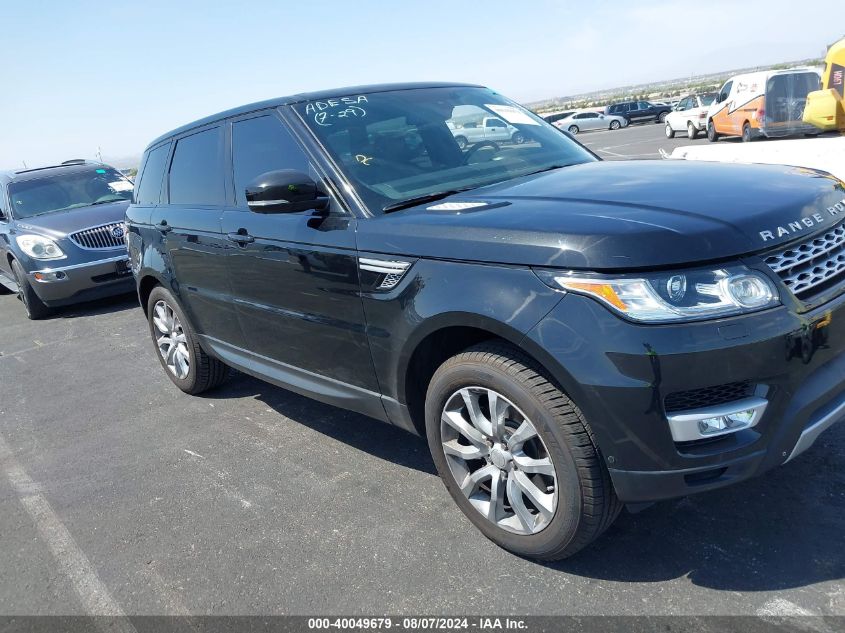 2014 Land Rover Range Rover Sport 3.0L V6 Supercharged Hse VIN: SALWR2WFXEA394348 Lot: 40049679