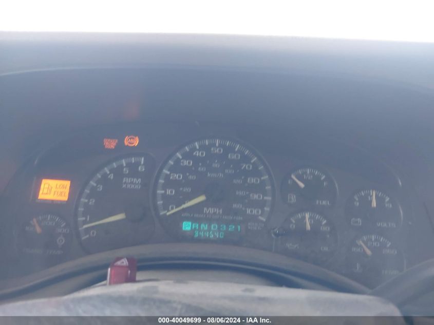 2001 GMC Yukon Xl 2500 Slt VIN: 3GKGK26U31G203805 Lot: 40049699