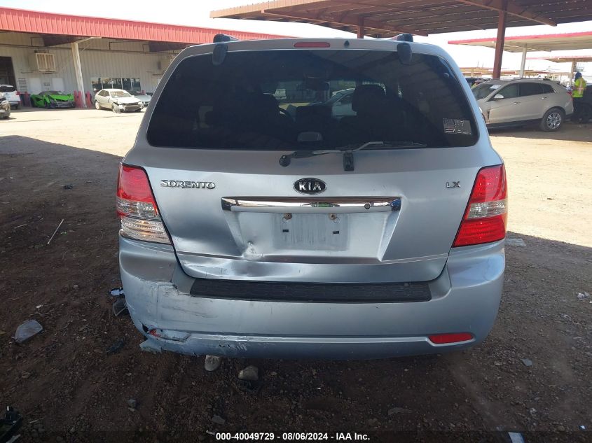 2008 Kia Sorento Lx VIN: KNDJC735X85765467 Lot: 40049729