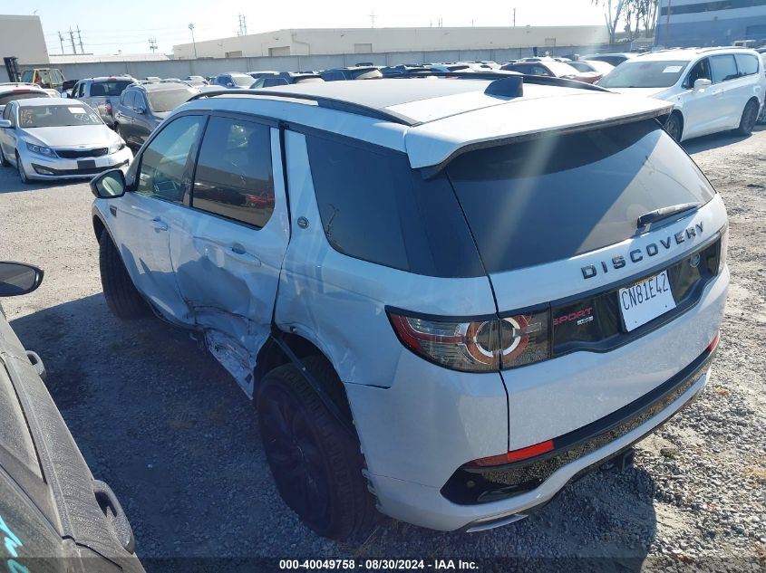 2018 Land Rover Discovery Sport Hse VIN: SALCR2SX9JH728131 Lot: 40049758