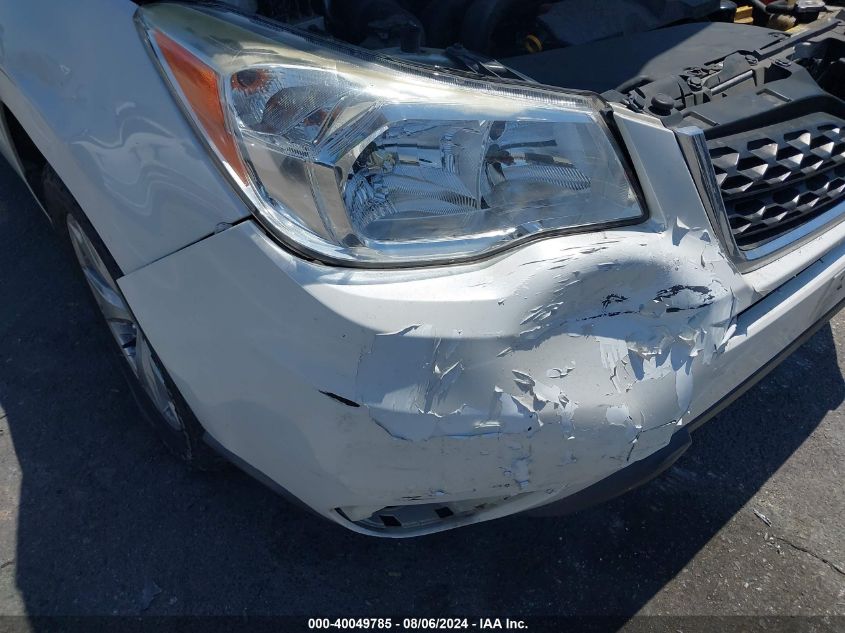 2015 Subaru Forester 2.5I VIN: JF2SJABC2FH825312 Lot: 40049785