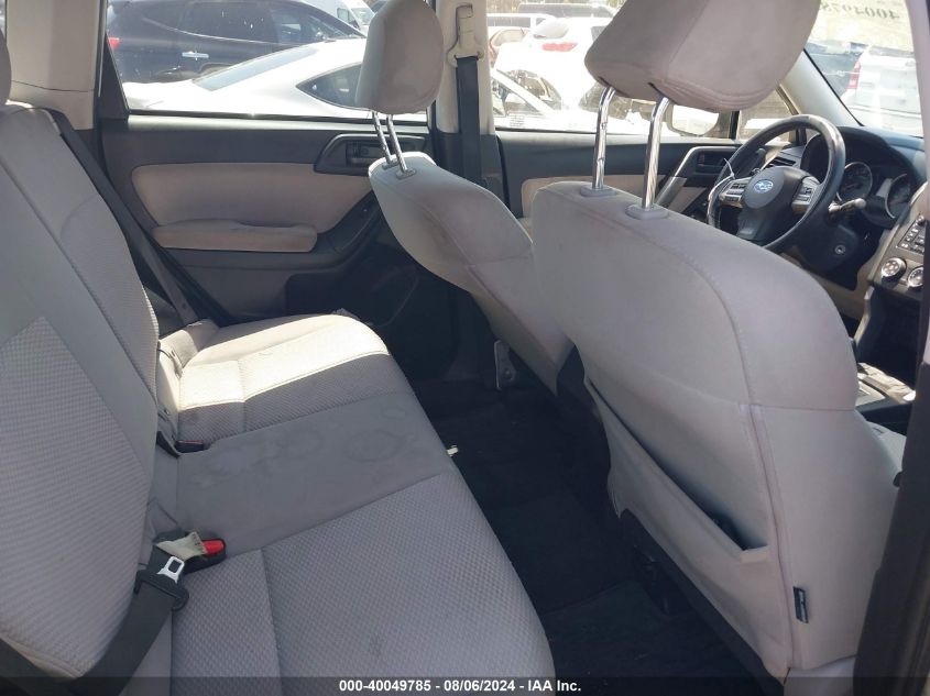 2015 Subaru Forester 2.5I VIN: JF2SJABC2FH825312 Lot: 40049785