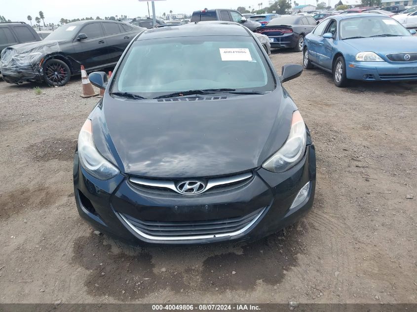 2013 Hyundai Elantra Gls VIN: 5NPDH4AE2DH406558 Lot: 40049806