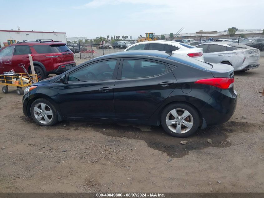 2013 Hyundai Elantra Gls VIN: 5NPDH4AE2DH406558 Lot: 40049806