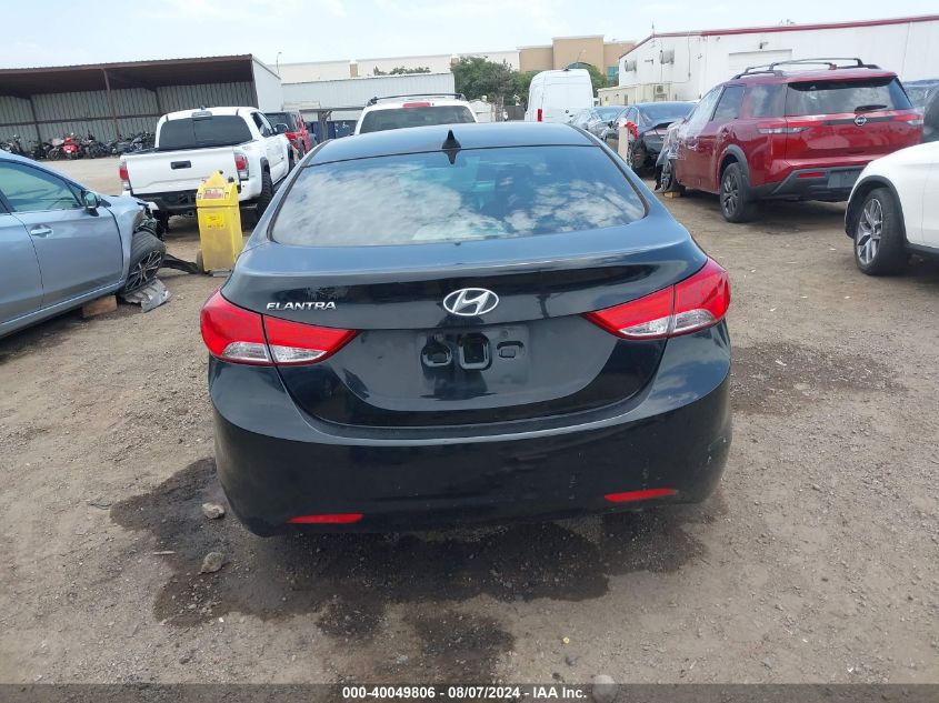 2013 Hyundai Elantra Gls VIN: 5NPDH4AE2DH406558 Lot: 40049806