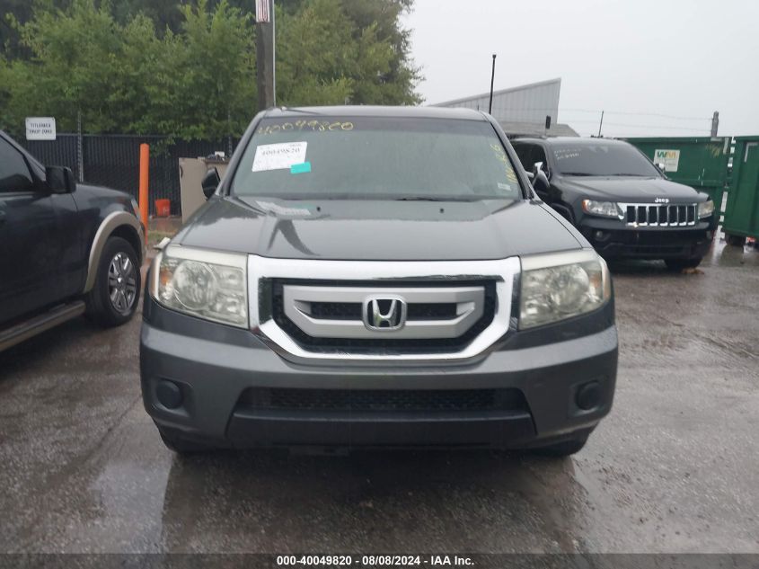 2011 Honda Pilot Lx VIN: 5FNYF3H28BB046799 Lot: 40049820