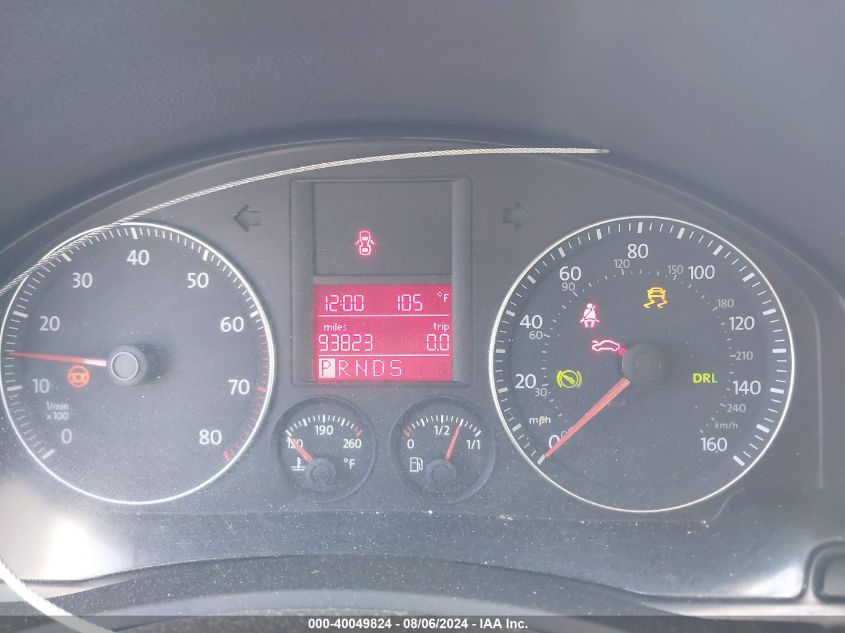 2008 Volkswagen Jetta Se/Sel VIN: 3VWRZ71K78M168889 Lot: 40049824