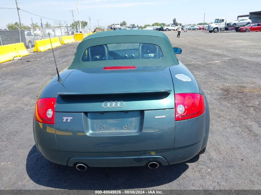 2001 Audi Tt VIN: TRUUT28N811030661 Lot: 40049826