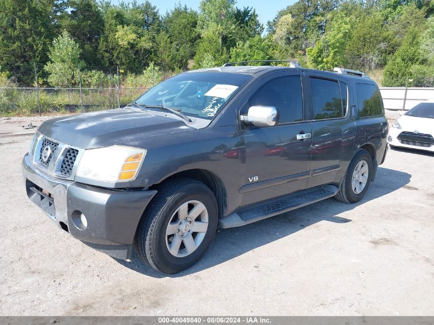 2006 Nissan Armada Le VIN: 5N1AA08AX6N709962 Lot: 40049840