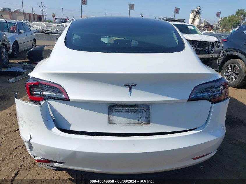 2023 Tesla Model 3 Rear-Wheel Drive VIN: 5YJ3E1EA2PF567604 Lot: 40049858