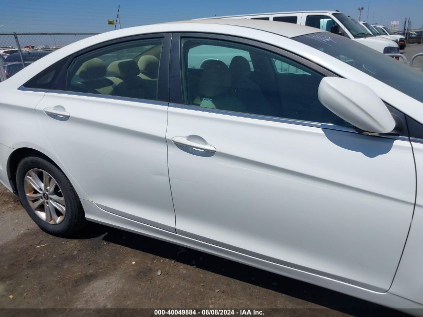 2013 Hyundai Sonata Gls VIN: 5NPEB4AC1DH699910 Lot: 40049884